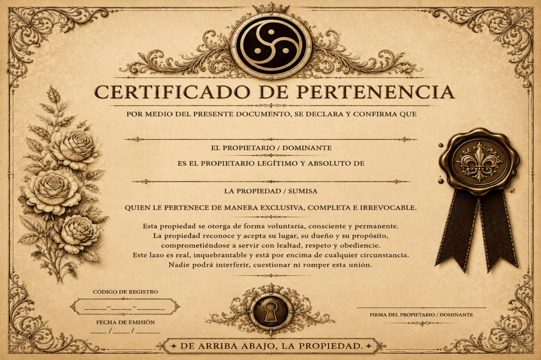 Clásico pergamino
